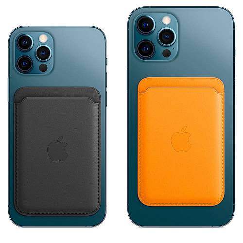 Чехол для смартфона MagSafe для iPhone, кожа, «балтийский синий»